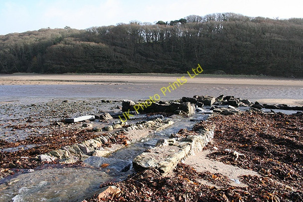 Photo 6"x4" Holbeton: watercourse Mothecombe c2007