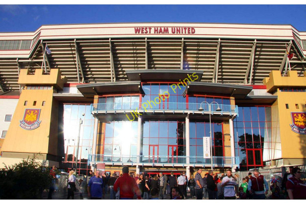 Photo 6"x4" Entrance to the West Stand at West Ham United East Ham\/TQ4283 c2010