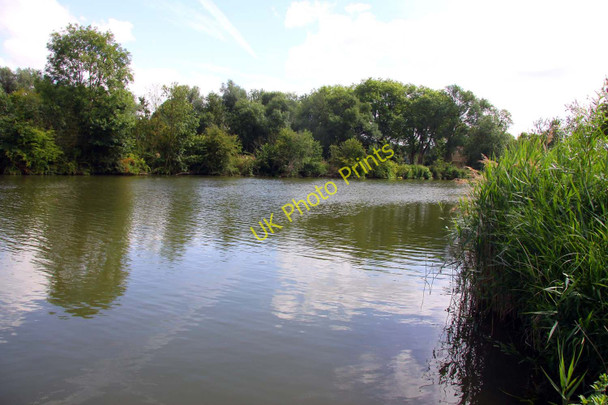 Photo 6"x4" Looking downstream at Radley Lower Radley c2010