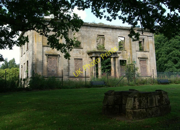 Photo 6"x4" Plean House (ruin) Plean c2010