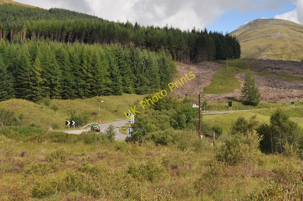 Photo 6"x4" Forestry and the A82 near Tyndrum Clifton\/NN3230 c2010