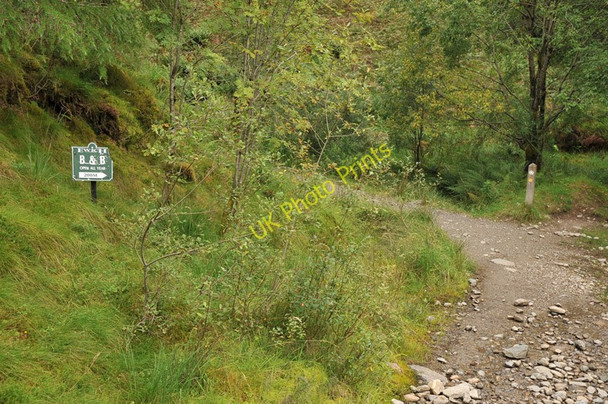 Photo 6"x4" Sign for Ewich B&B on the West Highland Way Crianlarich c2010