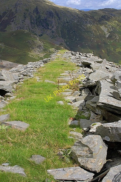 Photo 6"x4" Spoil Heap, Low Bank Workings Far End\/SD3098 c2010