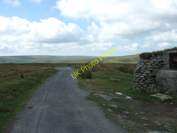 Photo 6"x4" Looking west from OP15 Okement Hill c2010