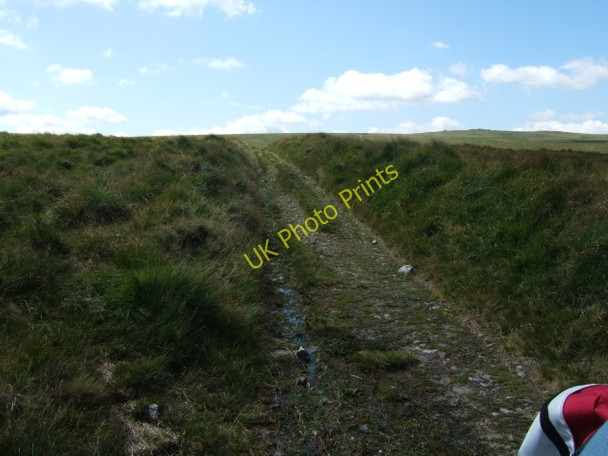 Photo 6"x4" Moorland track out of the East Okement valley East Okement Head c2010