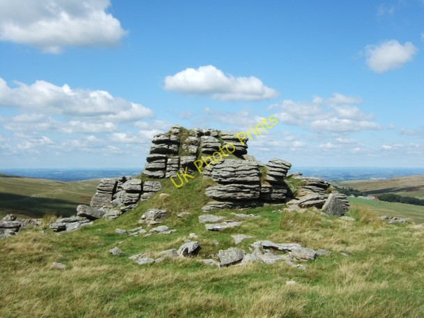 Photo 6"x4" The north of East Mill Tor Belstone c2010