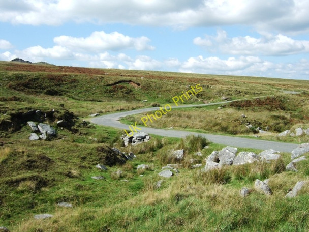 Photo 6"x4" New Bridge, crossing Black-a-ven brook Belstone c2010