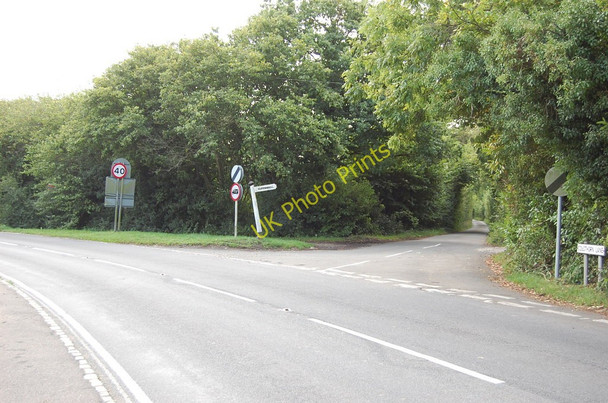 Photo 6"x4" Junction of B2104 with Coldthorne Lane Hailsham c2010