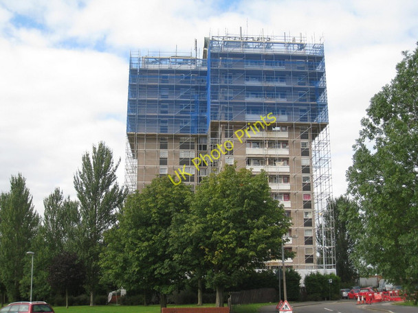 Photo 6"x4" Trent View House under repair Scunthorpe c2010