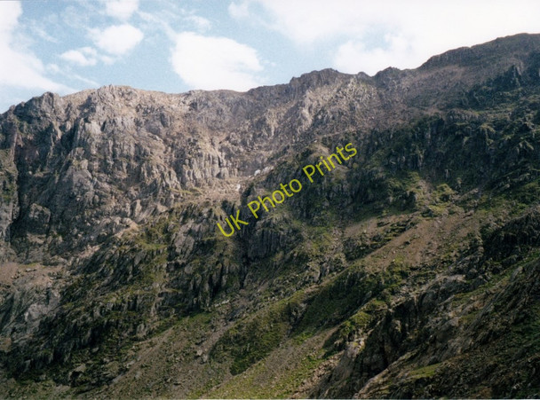 Photo 6"x4" Scree shute on Clogwyn y Person Gwastadnant c2010