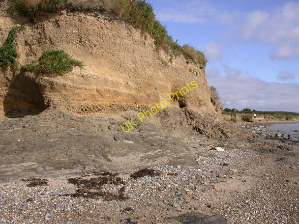 Photo 6"x4" Glacial deposits at Grange Fethard c2010