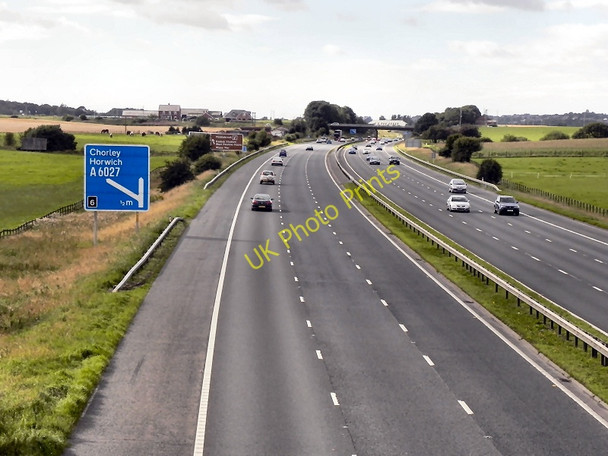 Photo 6"x4" Northbound M61 Westhoughton c2010