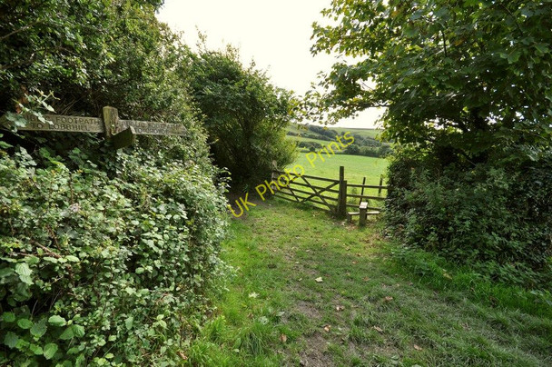 Photo 6"x4" A junction where Down lane leads to Saunton and Cott Lane to Croyde Croyde c2010
