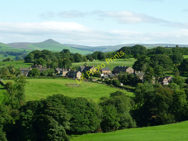 Photo 6"x4" View NNE from land on Heaton House Farm Rushton Spencer c2010