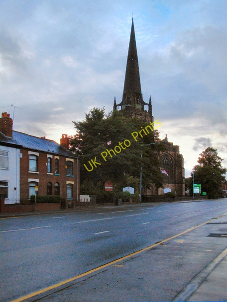 Photo 6"x4" Buxton Road, St George's Church Stockport\/SJ8990 c2010