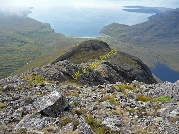 Photo 6"x4" South from the south ridge of Bla Bheinn Kilmarie c2010