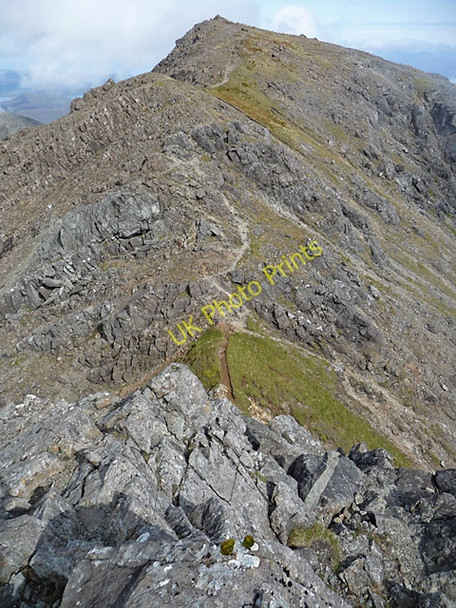 Photo 6"x4" The path between the summits of Bla Bheinn Blabheinn c2010