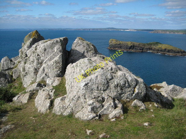 Photo 6"x4" Rock outcrop, Higher Predannack Cliff Mullion Cove c2010