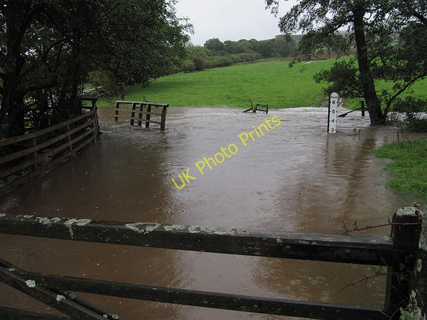 Photo 6"x4" The Tower Beck ford after heavy rain Westerdale\/NZ6605 c2010