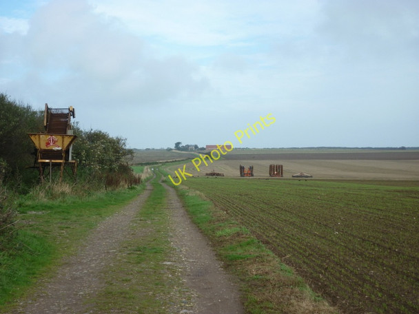 Photo 6"x4" Sandpits Lane heading out of Aldbrough Aldbrough c2010
