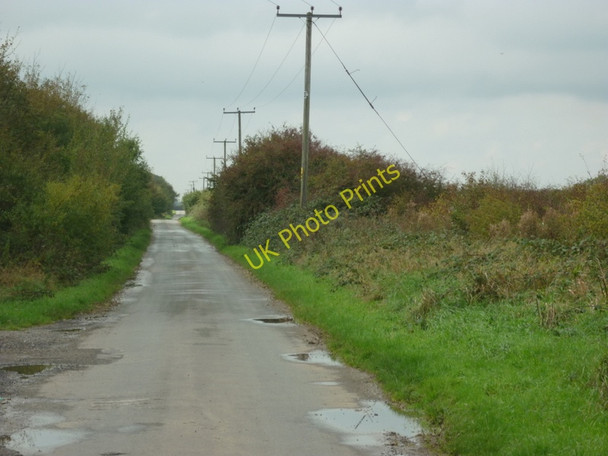 Photo 6"x4" Looking east along Withernwick Lane Great Cowden c2010