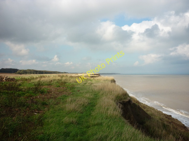 Photo 6"x4" The cliff top path near Rolston Hornsea c2010