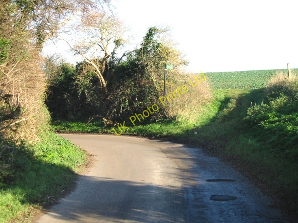 Photo 6"x4" Bend in road and footpath towards East Street Each End c2007