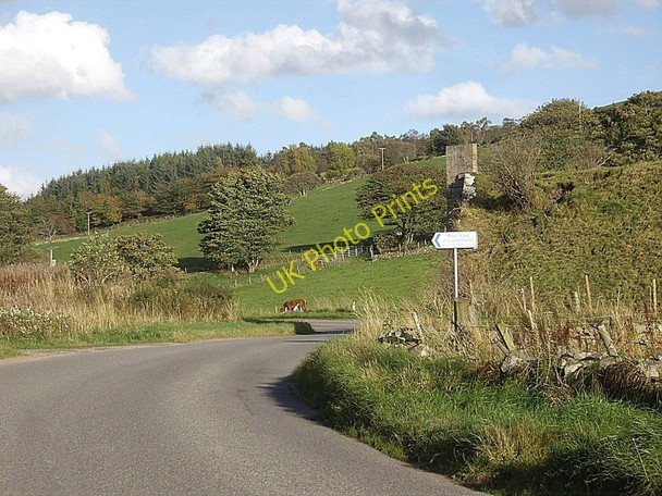Photo 6"x4" Bend in road by Lumphanan Peel Lumphanan c2010