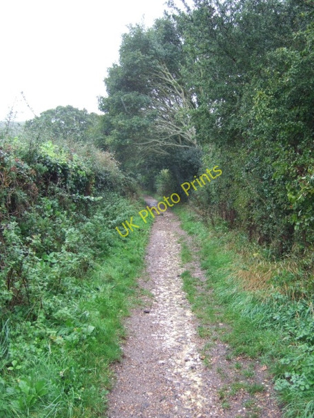Photo 6"x4" Bridleway to Hillway and Bembridge airfield Bembridge c2010