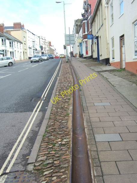 Photo 6"x4" Honiton High Street and gutter Honiton\/ST1600 c2010