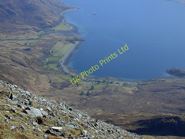 Photo 6"x4" View south southeast from Beinn Sgritheall Arnisdale c2003