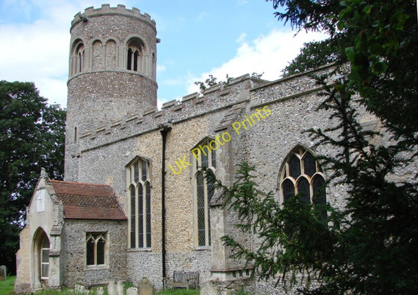 Photo 6"x4" Little Saxham St Nicholas\u00e2\u0080\u0099 church Little Saxham c2010
