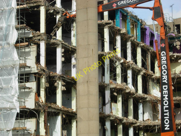 Photo 6"x4" Demolition - City of London Academy Islington London c2010