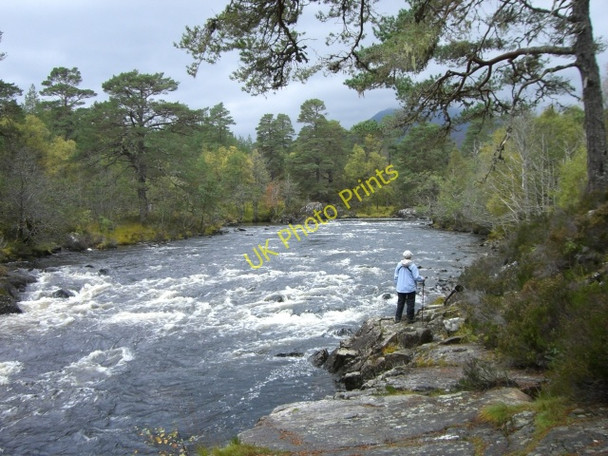 Photo 6"x4" White water on the Garbh-Uisge Am Meallan\/NH1924 c2010