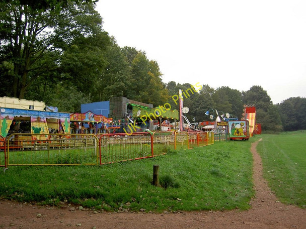Photo 6"x4" The 'permanent' fairground at Edwinstowe Edwinstowe c2010