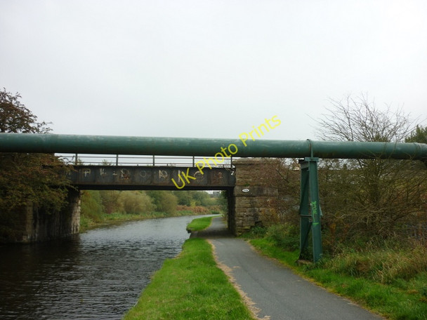 Photo 6"x4" Bridge #132A a rail bridge over the L&L Canal Brierfield c2010