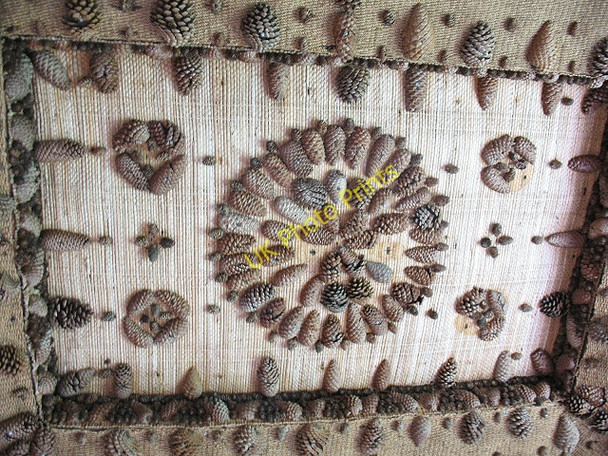 Photo 6"x4" Killerton: ceiling of the Bear's Hut Beare\/SS9800 c2010