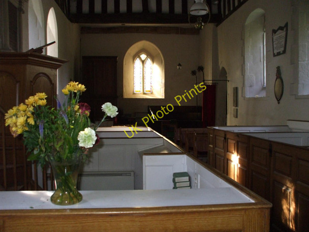 Photo 6"x4" Interior of St. Peter, Folkington, East Sussex Folkington c2008