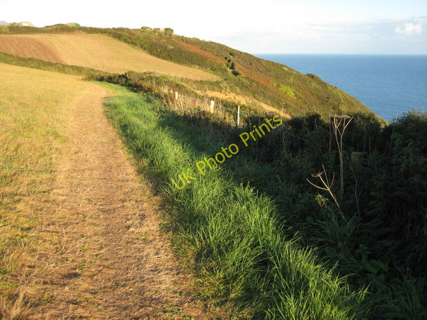 Photo 6"x4" Coast path above Kiberick Cove Carne\/SW9138 c2010