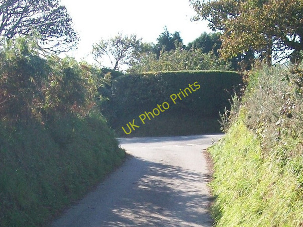Photo 6"x4" The Lon Goch crossroads from the north Trefaes c2010