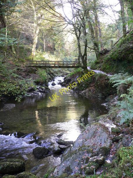 Photo 6"x4" Bridge across Glen Helen Knocksharry c2010