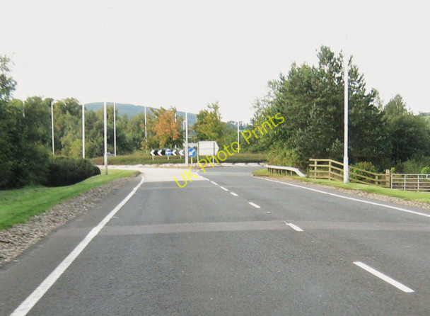 Photo 6"x4" Roundabout on the A75 Drumsleet c2010