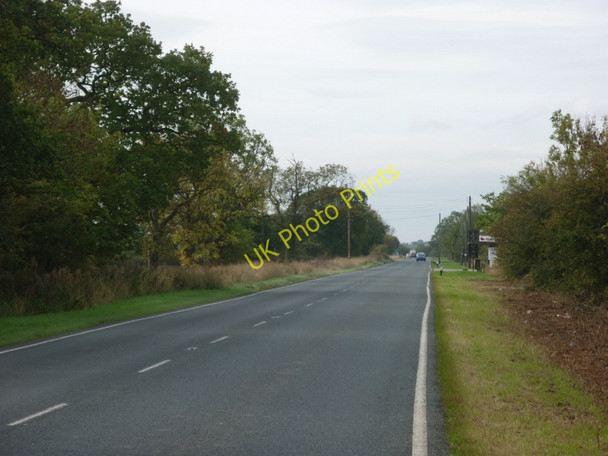 Photo 6"x4" Looking down the A614 towards the Royal Oak Eastrington c2010