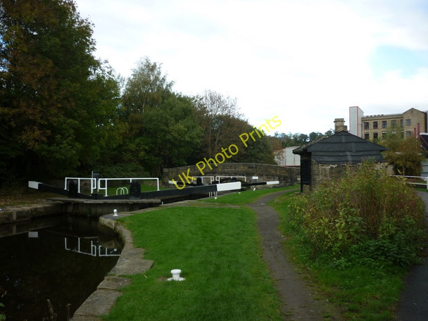 Photo 6"x4" Lock & Bridge at Brookfoot, Calder & Hebble Brighouse\/SE1423 c2010