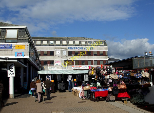 Photo 6"x4" Pitsea Market Basildon c2010