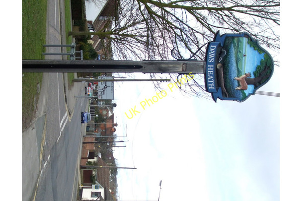 Photo 6"x4" Daws Heath Sign Rayleigh c2010