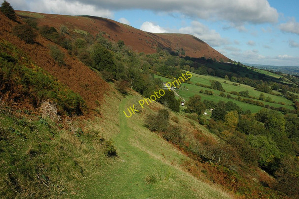 Photo 6"x4" View to Upper Clydd Groes-lwyd\/SO3222 c2010