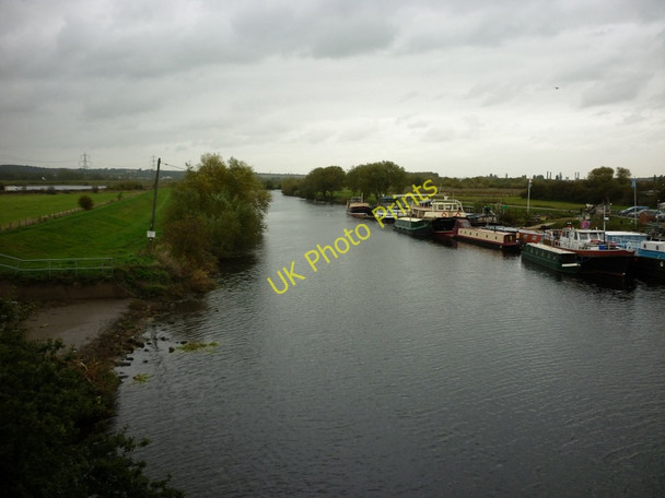 Photo 6"x4" The River Calder from Methley Bridge Castleford c2010