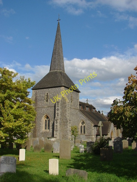 Photo 6"x4" Banstead church Banstead c2010