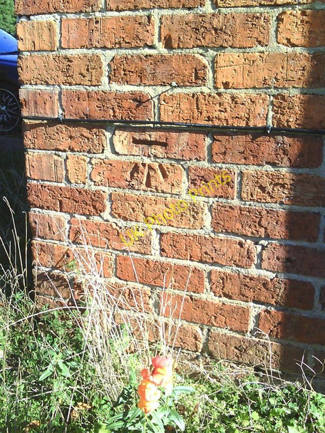 Photo 6"x4" Benchmark on #18 Borough Walk Abingdon c2010